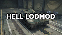 HELL LODMOD уменьшение детализации моделей танков для WOT 1.24.1.0