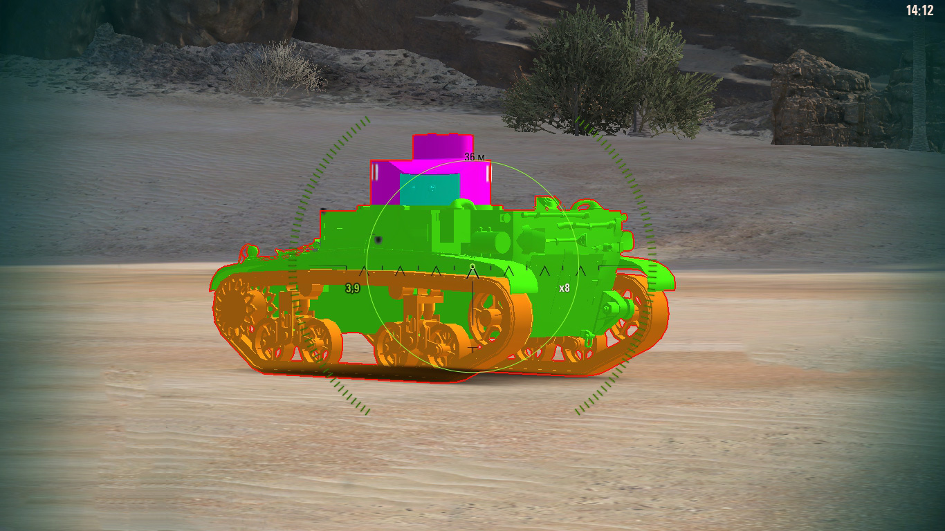 Мод «Хамелеон» - 3D шкурки танков противника для World of Tanks 1.12.0.0
