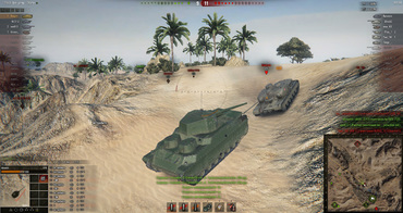 Панель повреждений «TURBO» для World of Tanks