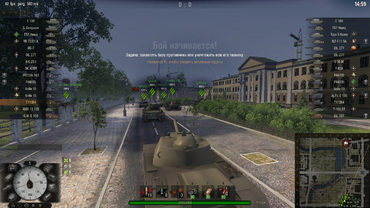 Стильная панель повреждений «Dark» для World of Tanks