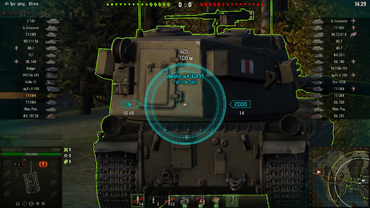 Снайперский прицел «Техно» для World of Tanks