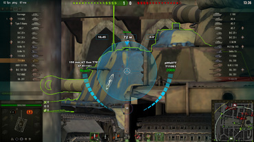 Снайперский прицел «Animated-6» для World of Tanks