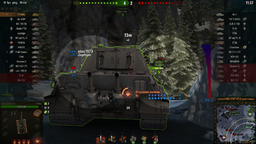 Прицел снайперского режима «Бинокль» для World of Tanks